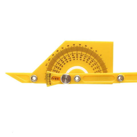 Strumento modello Goniometro Strumento braccio di misurazione Righello Righello per la lavorazione del legno da 180 gradi, 180 Degree Ruler