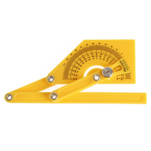 Strumento modello Goniometro Strumento braccio di misurazione Righello Righello per la lavorazione del legno da 180 gradi, 180 Degree Ruler