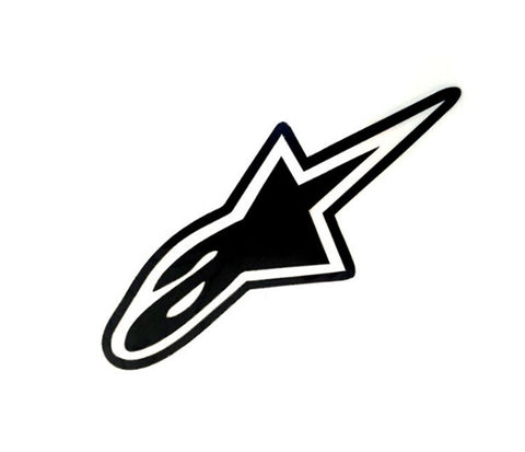 10 adesivi per auto Alpine Star, decorazione per auto moto, dimensioni: 18x7,6 cm, Alpine Star