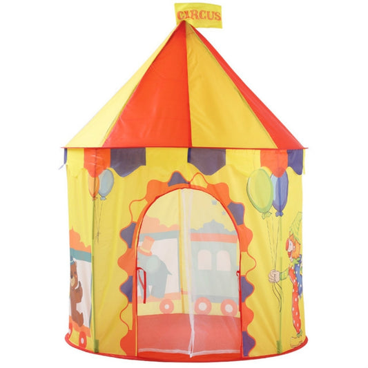 Tenda da gioco pieghevole Yurt della casa dei giocattoli per bambini, 100x100x135cm Circus