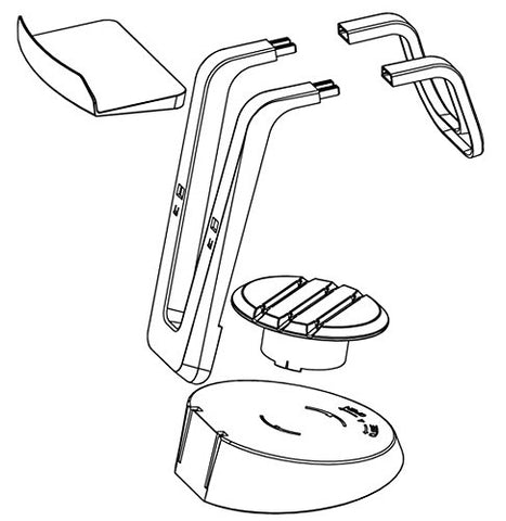 Station de visualisation pour poignet VR Vetrina Support pour support d'archivage Organisateur pour cavi pour SONY PlayStation PS4 VR Oculus Rift, support HTC VIVE, pour SONY PlayStation PS4 VR Oculus Rift, HTC VIVE