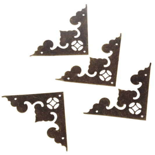 4 pezzi staffa angolare decorativa in legno per mobili, con confezione regalo - Novalix Store