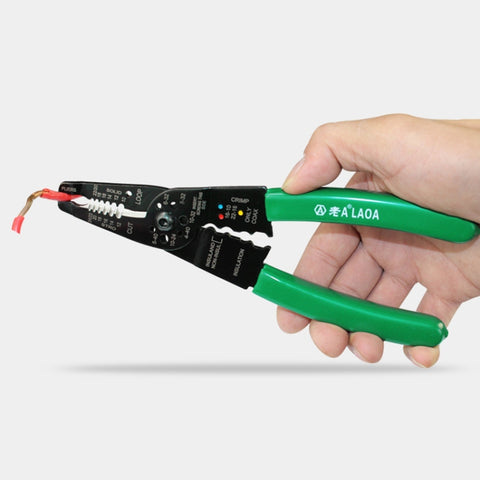 Strumento di riparazione per elettricisti spelafili per taglio isolante per cavi multifunzione da 8 pollici, 8 Inch Wire Stripper