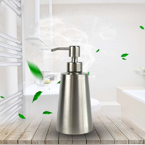 Dispenser manuale di sapone per bottiglia di disinfettante per le mani per detersivo per piatti in acciaio inossidabile, SH104