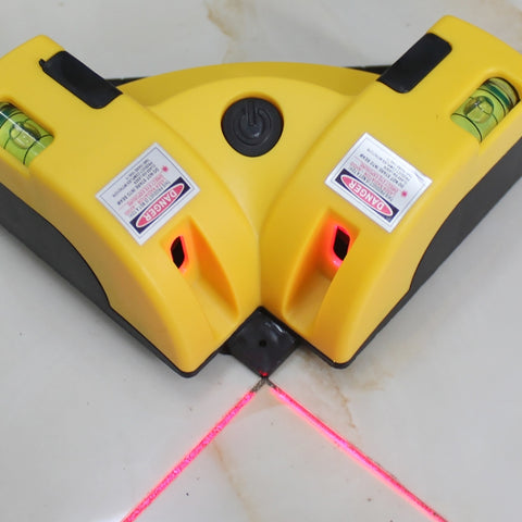Strumento di misurazione del raggio laser per livellamento della piastrellatura a linea trasversale del livello laser ad angolo retto di 90 gradi, 90 Degree Laser Tool