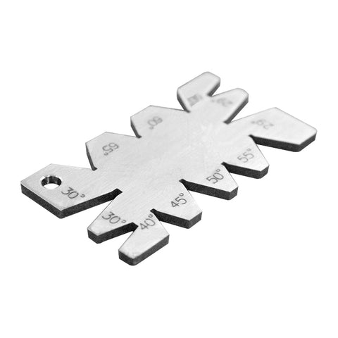 Strumento di misurazione del calibro dell'angolo di taglio della filettatura in acciaio inossidabile, Cutting Angle Gauge