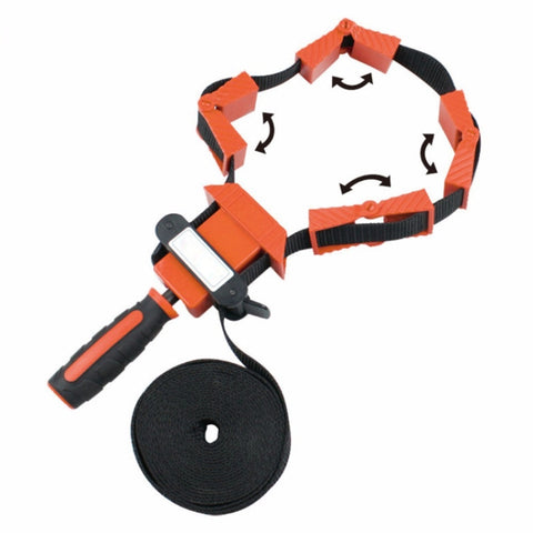 Morsetto per cintura multifunzione Lavorazione del legno Morsetto a fascia regolabile rapidamente Clip poligonale Angolo ad angolo retto di 90 gradi, Adjustable Band Clamp