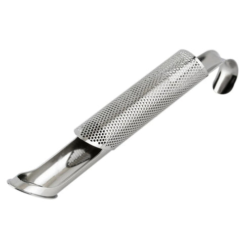 2 pezzi in acciaio inossidabile colino da tè incredibile infusore per tè design del tubo tocco sentirsi bene strumento supporto cucchiaio da tè infusore filtro, Pipe Shape