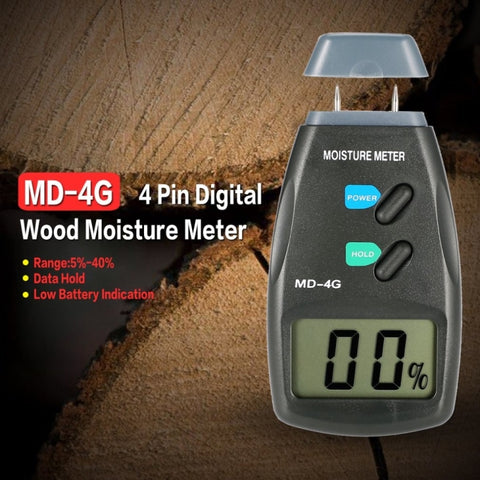 MD-4G Capteur d'humidité pour le cuir à 4 broches Capteur d'humidité pour céréales de votre écran LCD numérique, MD-4G