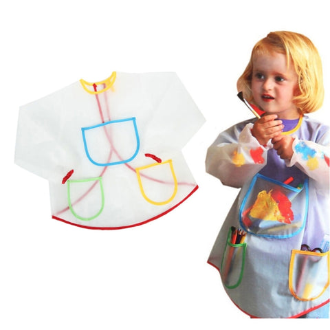 Grembiule trasparente impermeabile antisporco per bambini, Tablier transparent
