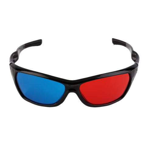 2 lunettes en plastique 3D universelles avec corniche noire, miroir pour vision 3D, pour jeux de film en DVD avec dimensions anabolisantes, 2 pièces universelles