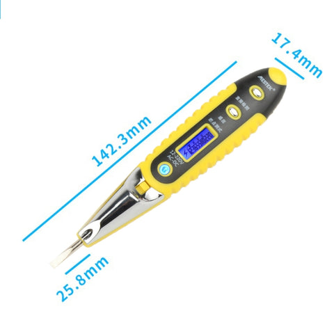 Presa a muro Presa di corrente CA Rilevatore di tensione Tester del sensore Penna di prova elettrica Indicatore di tensione a luce LED, Electric Test Pen
