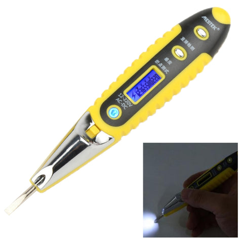 Presa a muro Presa di corrente CA Rilevatore di tensione Tester del sensore Penna di prova elettrica Indicatore di tensione a luce LED, Electric Test Pen