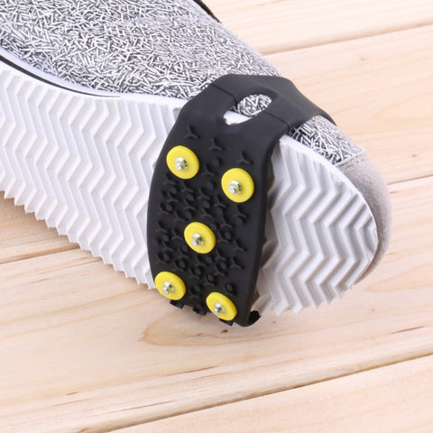 Copriscarpe antiscivolo pour l'est avec artiglio di ghiaccio à 5 dents pour terre nouveau et ghiacciato