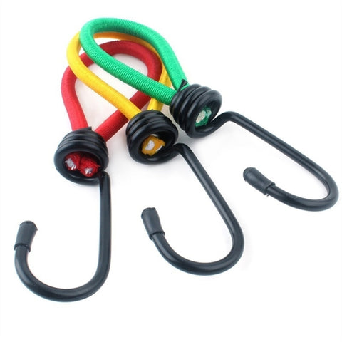 Set di 3 Accessori per Tenda da Campeggio: Corde Elastiche con Fibbia