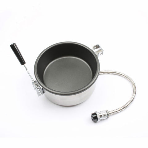 Macchina per popcorn elettrica a manovella commerciale Pentola per popcorn, Hand-cranked