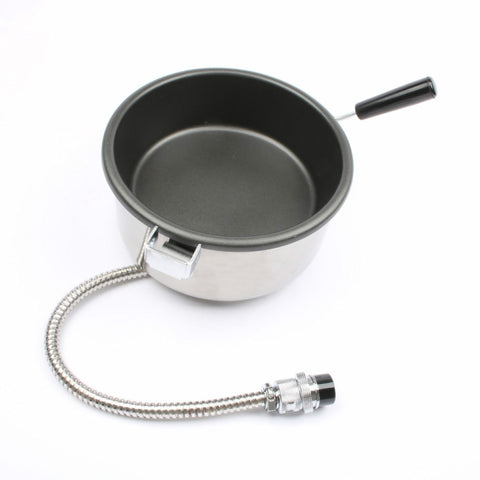 Macchina per popcorn elettrica a manovella commerciale Pentola per popcorn, Hand-cranked