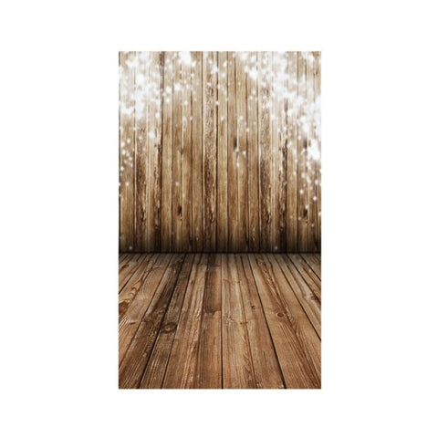 Panno di sfondo per fotografia di feste di compleanno per bambini, con venature del legno, 1,5 x 2,1 m