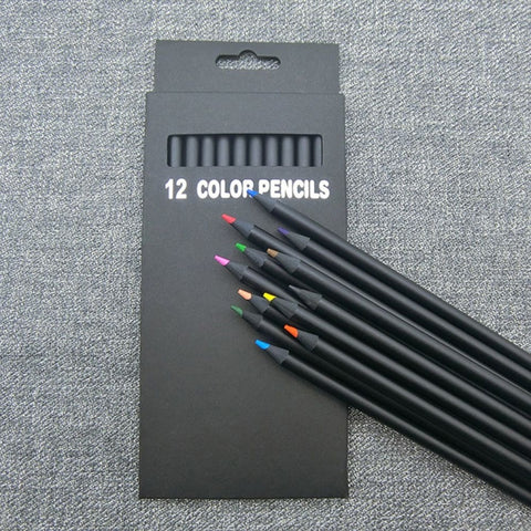 Set di artisti di disegno di schizzo di matita colorata a carboncino, Drawing Artist Set