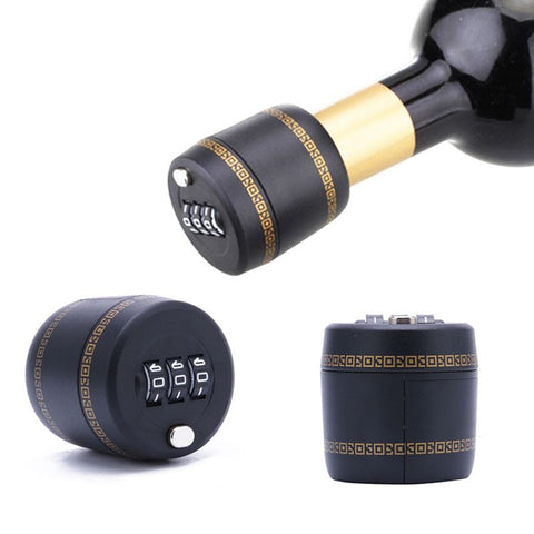 Blocco del codice della bottiglia di vino rosso Blocco del tappo della bottiglia, Bouchon de bouteille de vin rouge