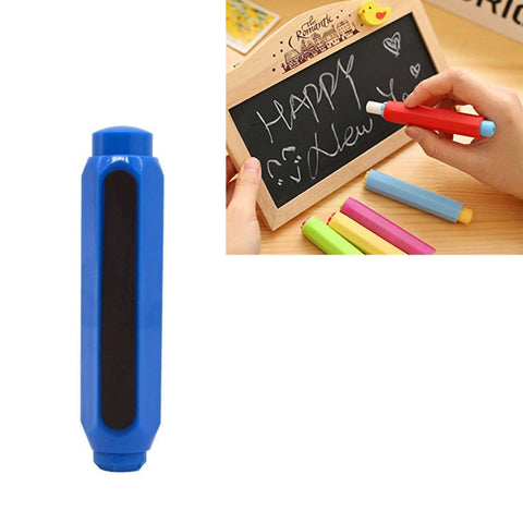Portagessetto magnetico Portapenne per gesso a doppia molla senza polvere Clip per gesso con regolazione automatica, colore casuale, Auto-adjust Chalk Clip