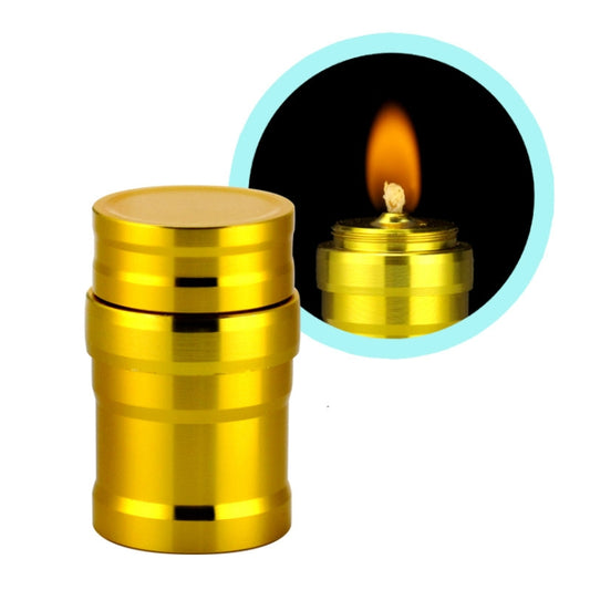 Bottiglia Portatile in Metallo con Lampada a Alcool per Campeggio e