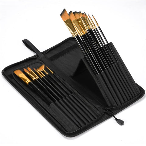 Set di penne per acquerello con pennello acrilico in lana di nylon professionale per pittura artistica, Watercolor Pen Set