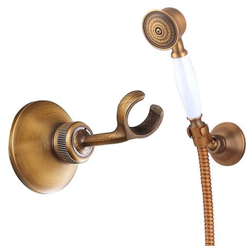 Accessori per doccia da bagno con staffa base per gancio per doccia in ottone massiccio, Brass Shower Hook Base