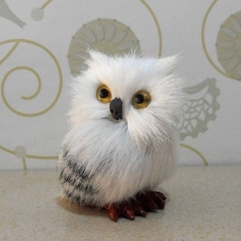 Decorazione natalizia regalo di Natale con gufo di simulazione da 2 pezzi, Simulation Owl
