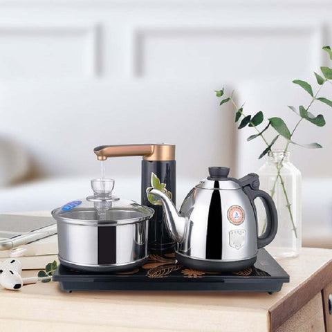 KAMJOVE Scaldabagno completamente automatico Bollitore elettrico Isolamento termico Stufa elettrica intelligente per tè Spina CN, K9