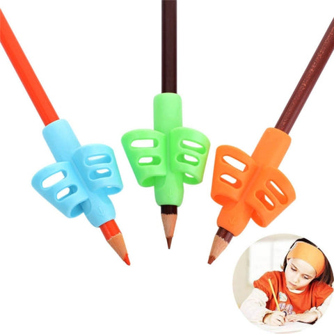 10 strumenti non tossici per la correzione della postura con impugnatura a matita per bambini, consegna casuale dei colori, 1 PC