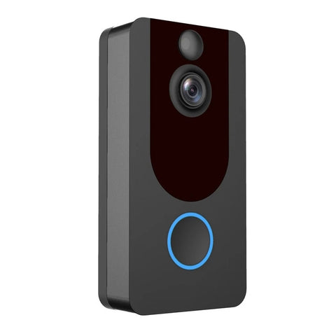 V7 1080P Full HD Resistente alle intemperie WiFi Sicurezza Monitor domestico Citofono Smart Phone Videocitofono, Supporto audio bidirezionale, Rilevamento movimento PIR, Visione notturna