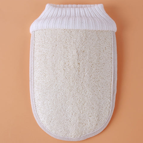 Scrub da bagno con guanti in luffa naturale, Natural Loofah Gloves