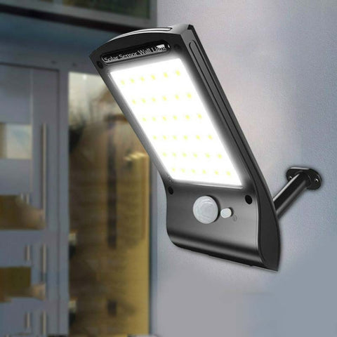 Luci solari da esterno 36 LED Lampe solaire super lumineuse 280LM Capteur de mouvement Luci di sécurité Lampe de mur flexible imperméable sans fil
