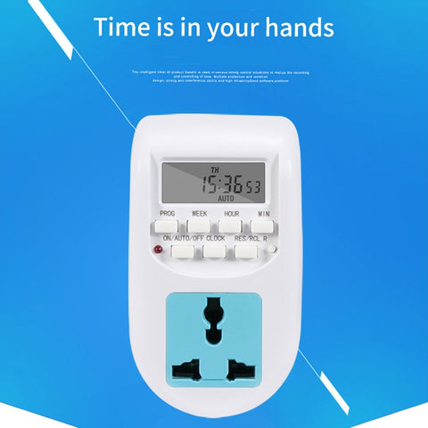AL-06 Presa per interrupteur timer digitale 220-240 V, spina tedesca