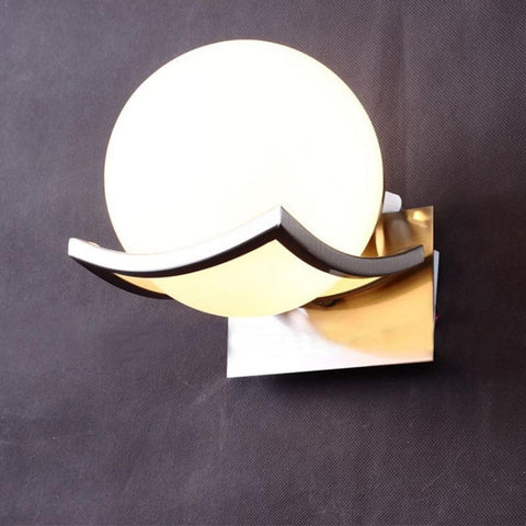 Lampada da parete con sfera di vetro, studio, balcone, camera da letto, comodino, luci del corridoio