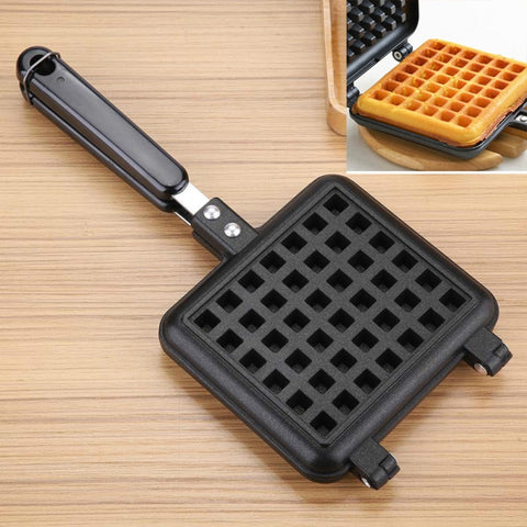 Forno per torta da cucina per waffle elettrico antiaderente da 2 pezzi, Waffles Mold Maker