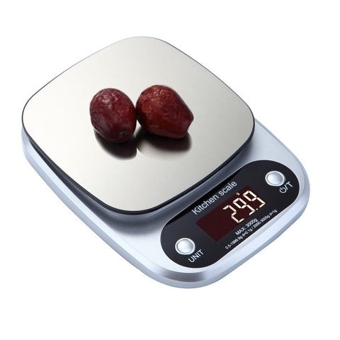 Balance électronique LCD de cuisine en acciaio inossidabile BOH-C305, spécifique: 3 kg / 0,1 g, 3 kg/0,1 g