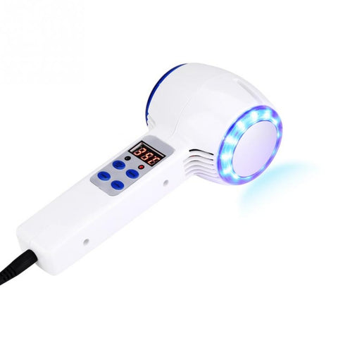 Dispositivo per la cura del viso Martello caldo freddo Crioterapia Fotone blu Trattamento dell'acne Pelle Bellezza Massaggiatore Lifting Ringiovanimento Macchina per il viso