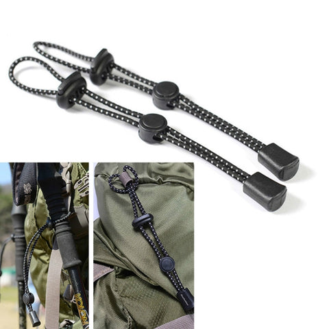 Zaino d'alpinismo all'aperto Appeso per bastoncini da trekking Corda con fibbia fissa Corda elastica con fibbia