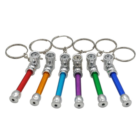 2 macchinetta per sigarette a rulli per tabacco in metallo da 70 mm per carta, Keychain