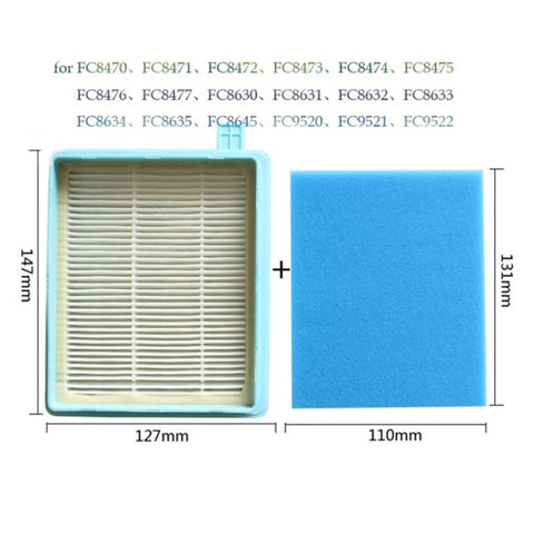 Pour aspirateur Philips FC8471 FC8632 FC8474 FC8472 Accessoires filtre filtre