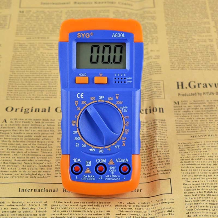 A830L Digital Multimeter - Versatile Capacitance Tester