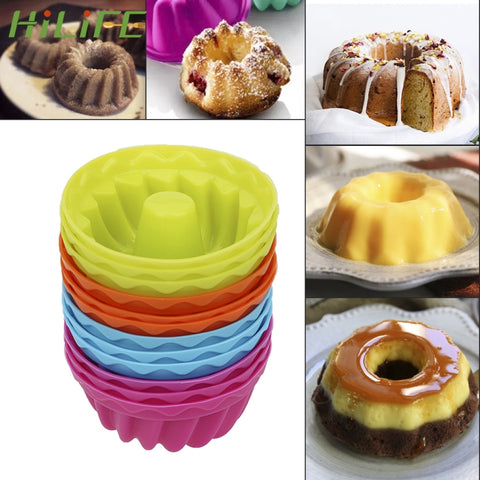Tampon pour gélatine du moule en forme de fil de 12 pièces Tampon pour ciambella par muffin et cupcake en silicone pour budino, Forme de fil