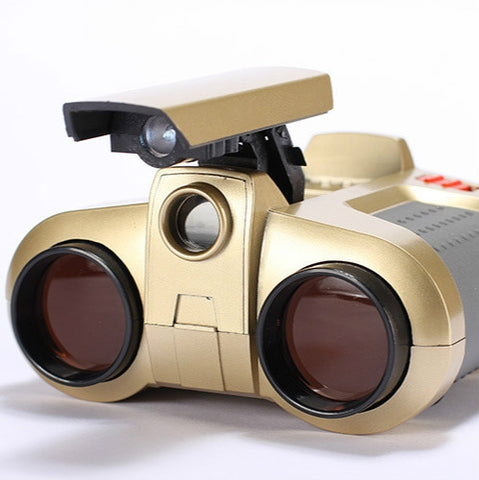 Jumelle 4X30 pour vision nocturne pour enfants avec télescope avec table à feu réglable, 4X30