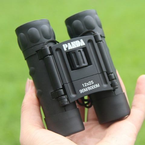 Binocolo tascabile HD à haute puissance pour une vision nocturne avec télescope 12X25, 12X25