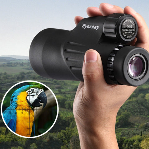 Eyeskey 10X50 Télescope Misurabile Calibre de Grandes Dimensions Ingrandimento Alto HD Basso Livello di Luce Visione Notturna Binocolo Monoculare Impermeabile, 10X50 Monoculaire