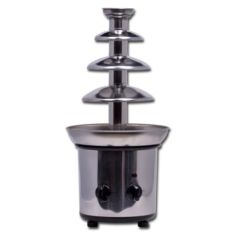 Macchina per cascata di fonduta di cioccolato elettrica con fontana di cioccolato da 2 pezzi a 4 strati, 4 Tiers