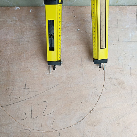 Misuratore di angolo di misurazione della pendenza della bussola per la lavorazione del legno con calibro di linea multifunzione da 0-270 gradi, 0-270 Degrees Meter
