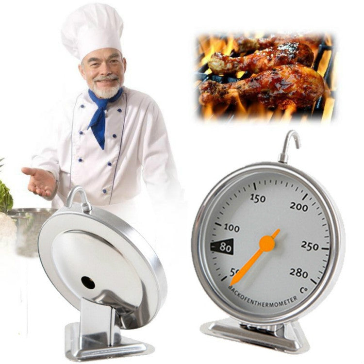 Utensili da cucina con termometro da forno in acciaio inossidabile resistente alle alte temperature, Hanging Oven Thermometer